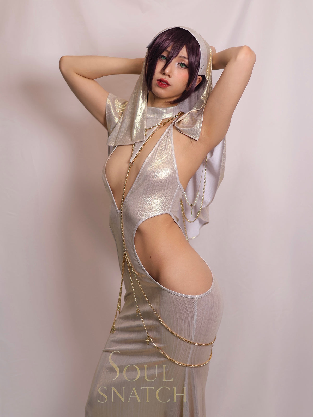 Soul Snatch | Holy Maiden of Light Liquid Metal Dress