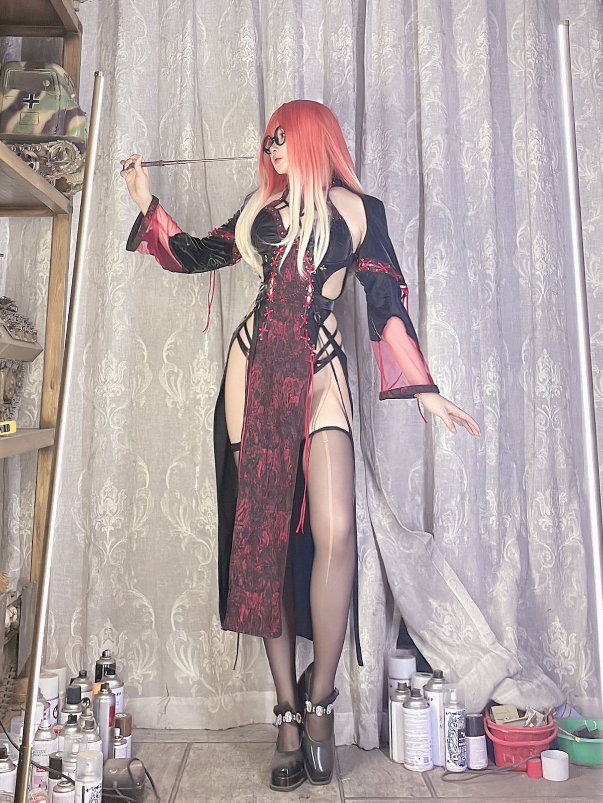 Soul Snatch | "Black Venom" Gothic Witch Dress