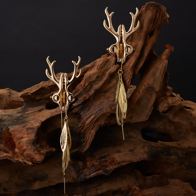 Soul Snatch | BDSM: Stag Clamp Earring set