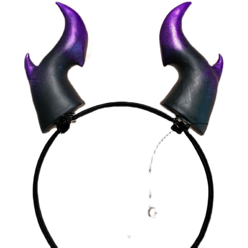 Handcrafted Lazy Demon Horn Hairclips