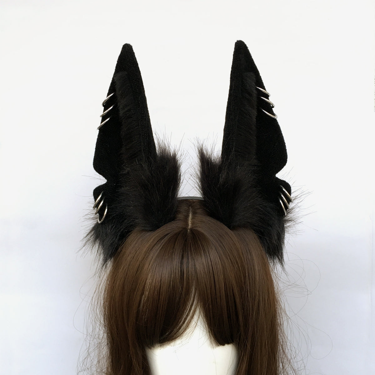 Soul Snatch | Handcrafted Poseable Egyptian Jackal Ear Headband