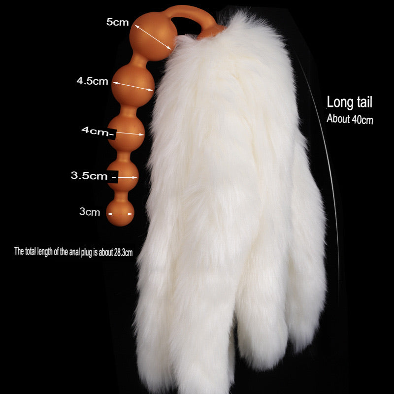 ahri anal plug Plug Anal P Rabo De Raposa 25cm Cosplay Ahri Lol Geek Sexy