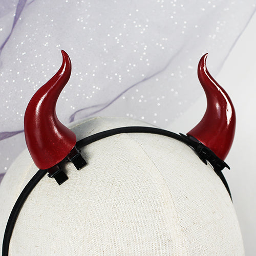 Handcrafted Curvy Devil Horn Hairclips
