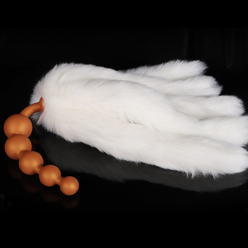 Soul Snatch | Toys: "Knotty Kitsune" Fox Tail Anal Beads Plug